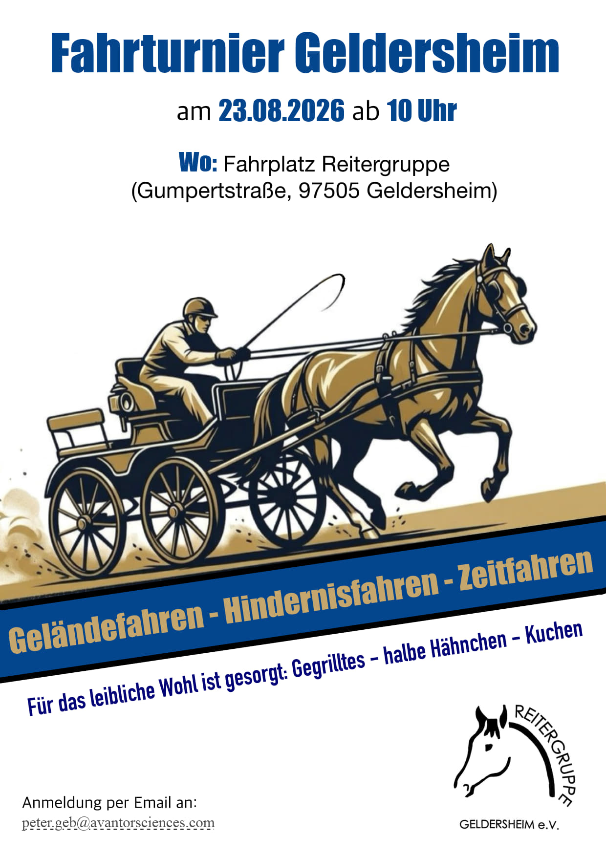 Fahrturnier 2026 August Reitergruppe Geldersheim e. V.